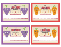 lunchbox stickers