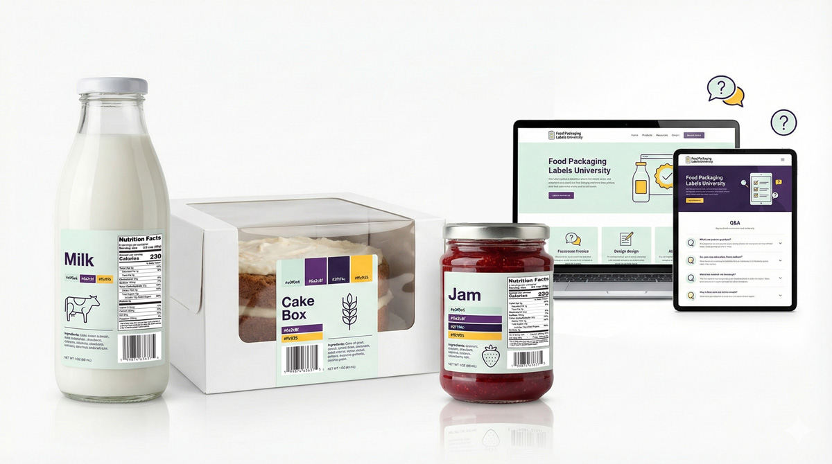 Master food label requirements, FDA regulations, and design tips with our free online resource, Food Packaging Labels University.